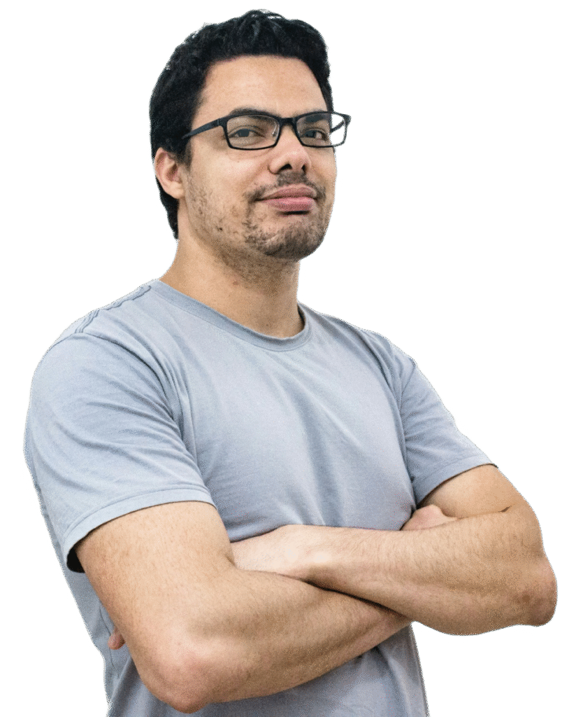 man in glasses
